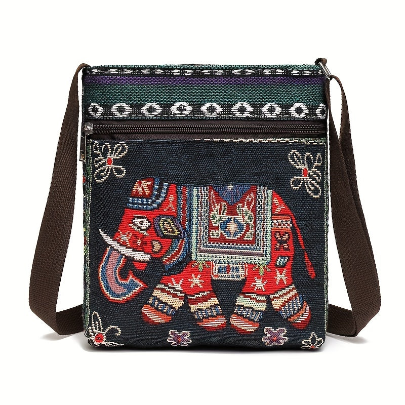 Embroidered Owl Animal Tote Bags Shoulder Bag