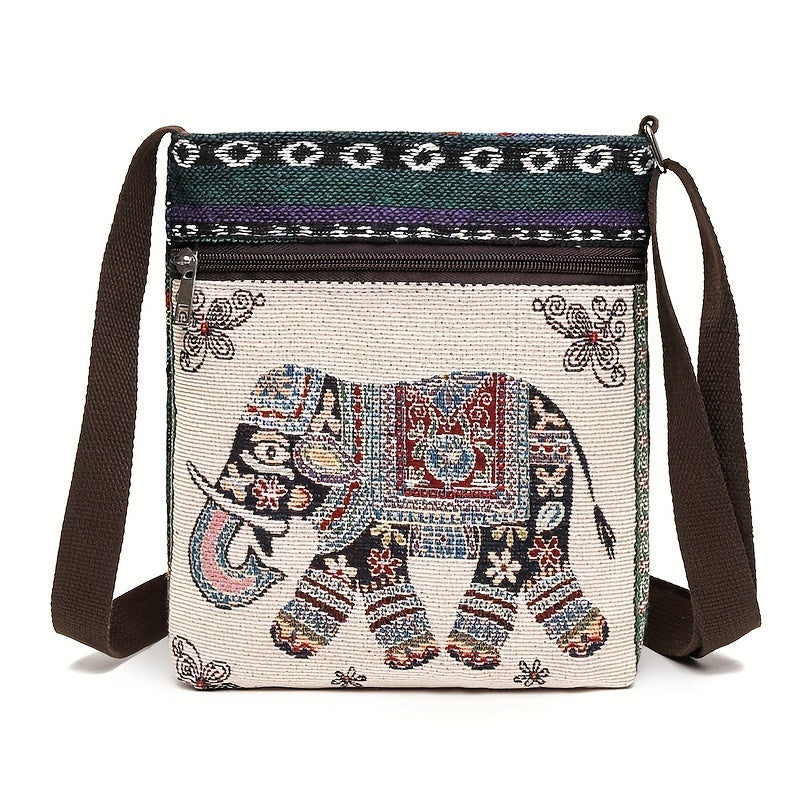 Embroidered Owl Animal Tote Bags Shoulder Bag